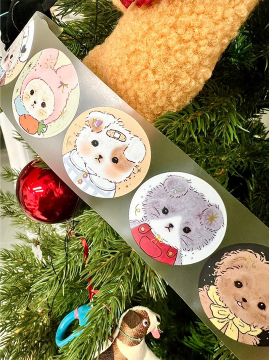 Yoovora Fluffy Bear PET Sticker Tape