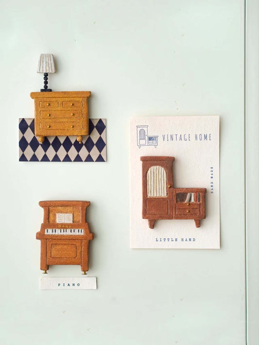 Little Hand Ceramic Vintage Furniture Magnet 【Side Table】