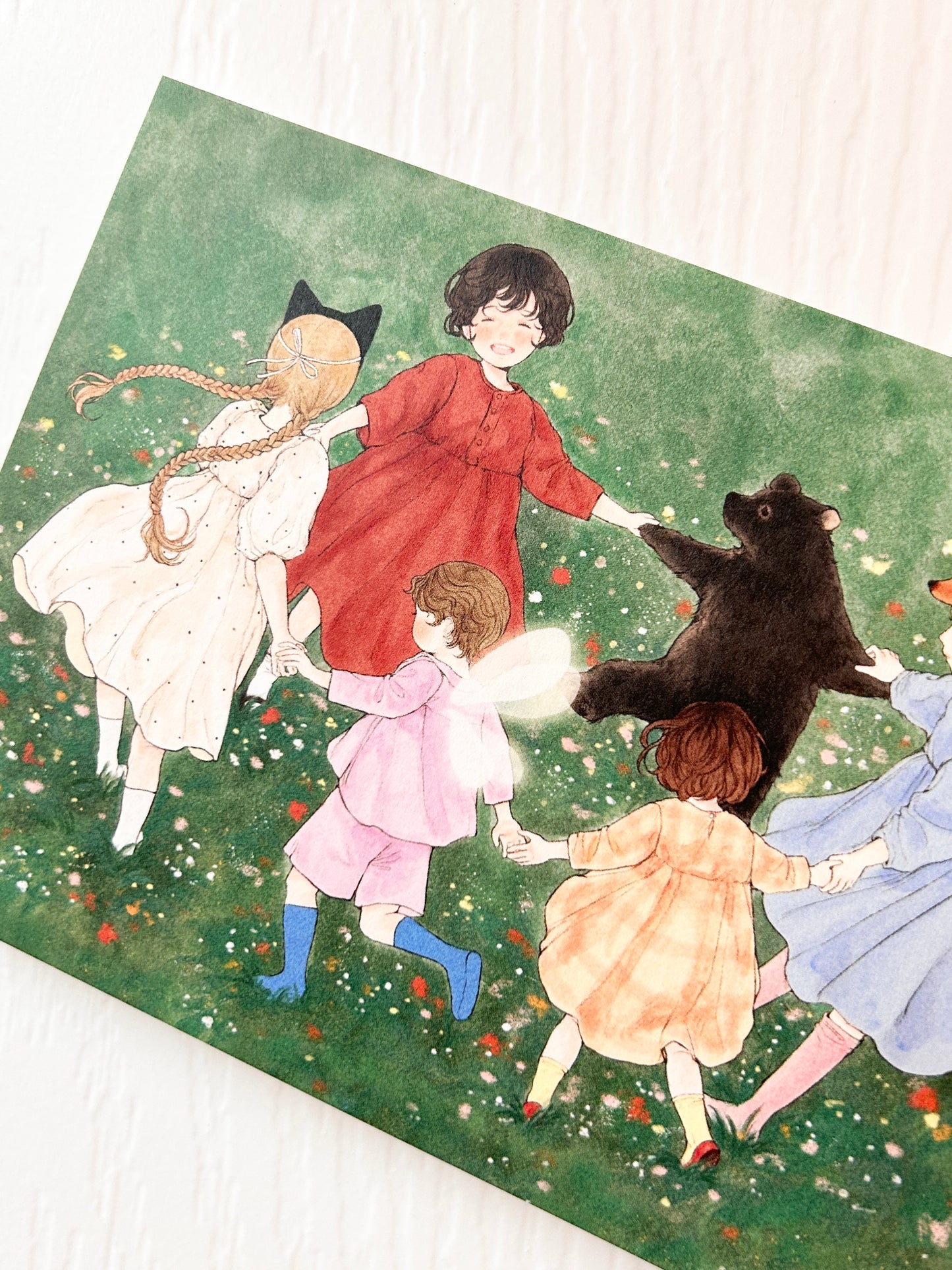 Yoovora Girls and Fairies Postcard