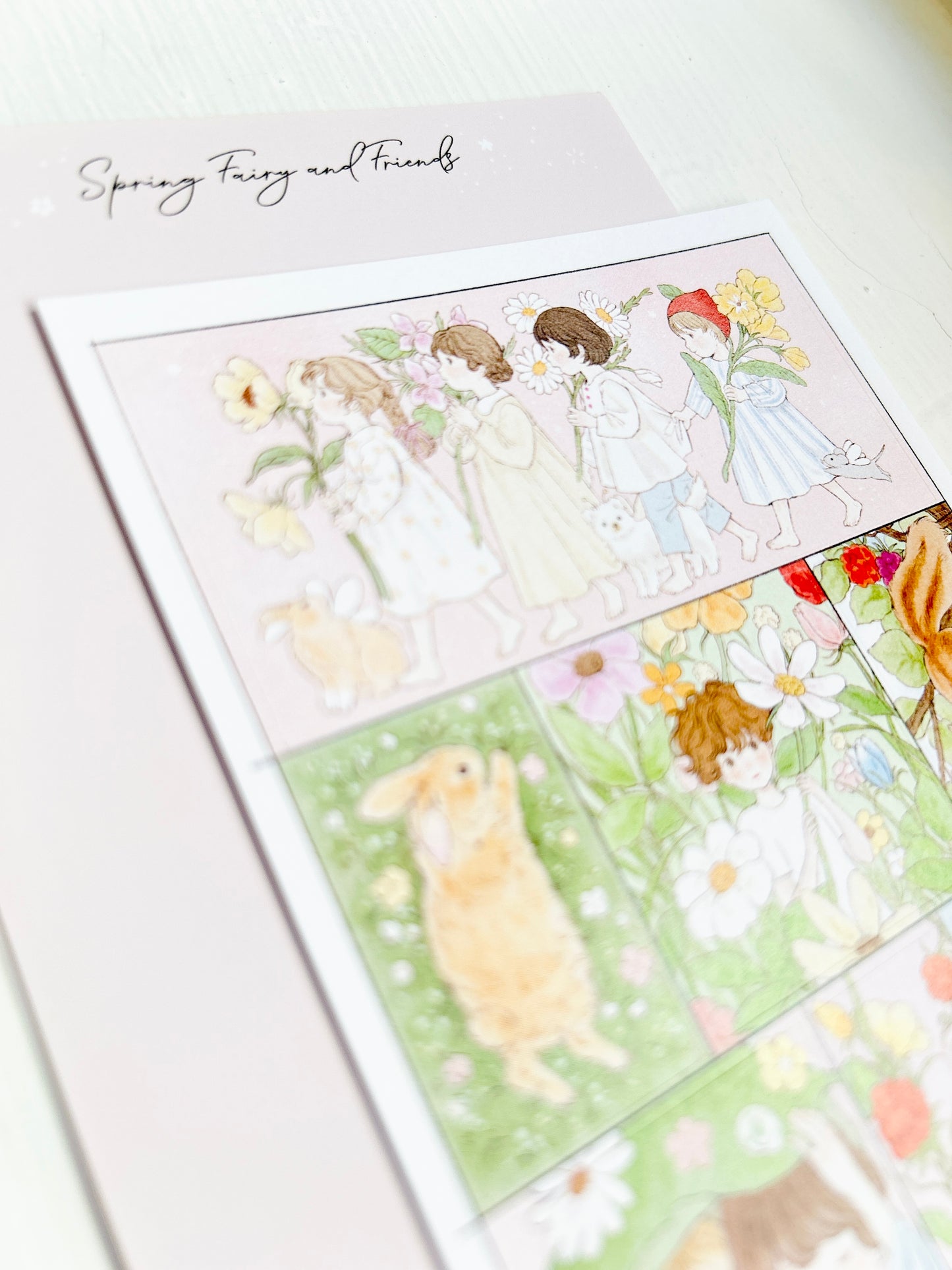 Yoovora Whimsical Floral Girls Sticker Sheet