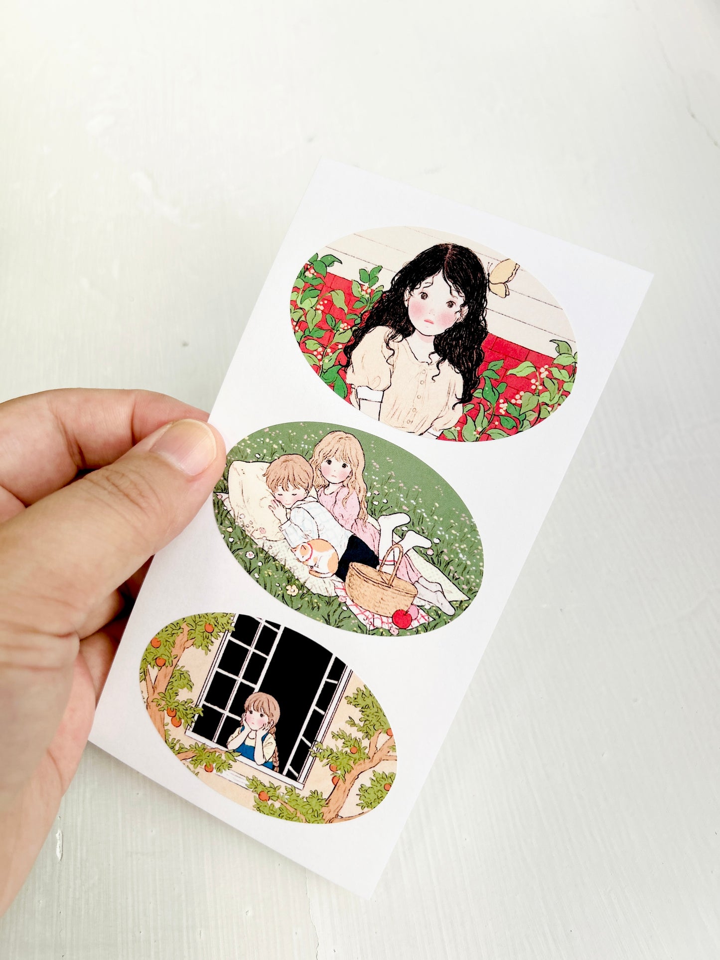 Yoovora Green Scenery Sticker Sheet