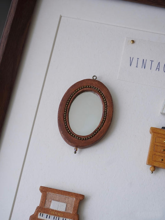 Little Hand Ceramic Vintage Furniture Magnet 【Mirror】