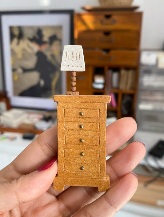 Little Hand Ceramic Vintage Furniture Magnet 【Drawer】