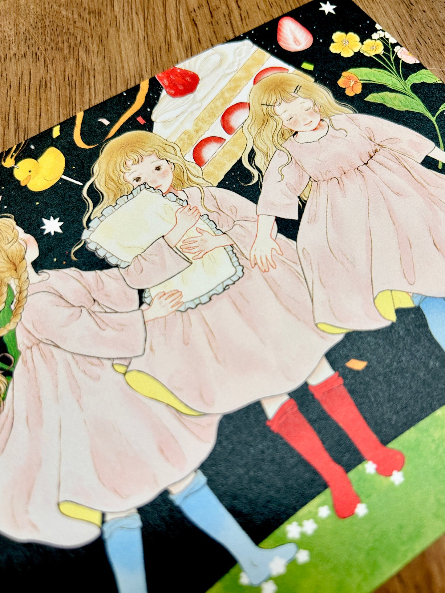 Yoovora Three Girls Postcard