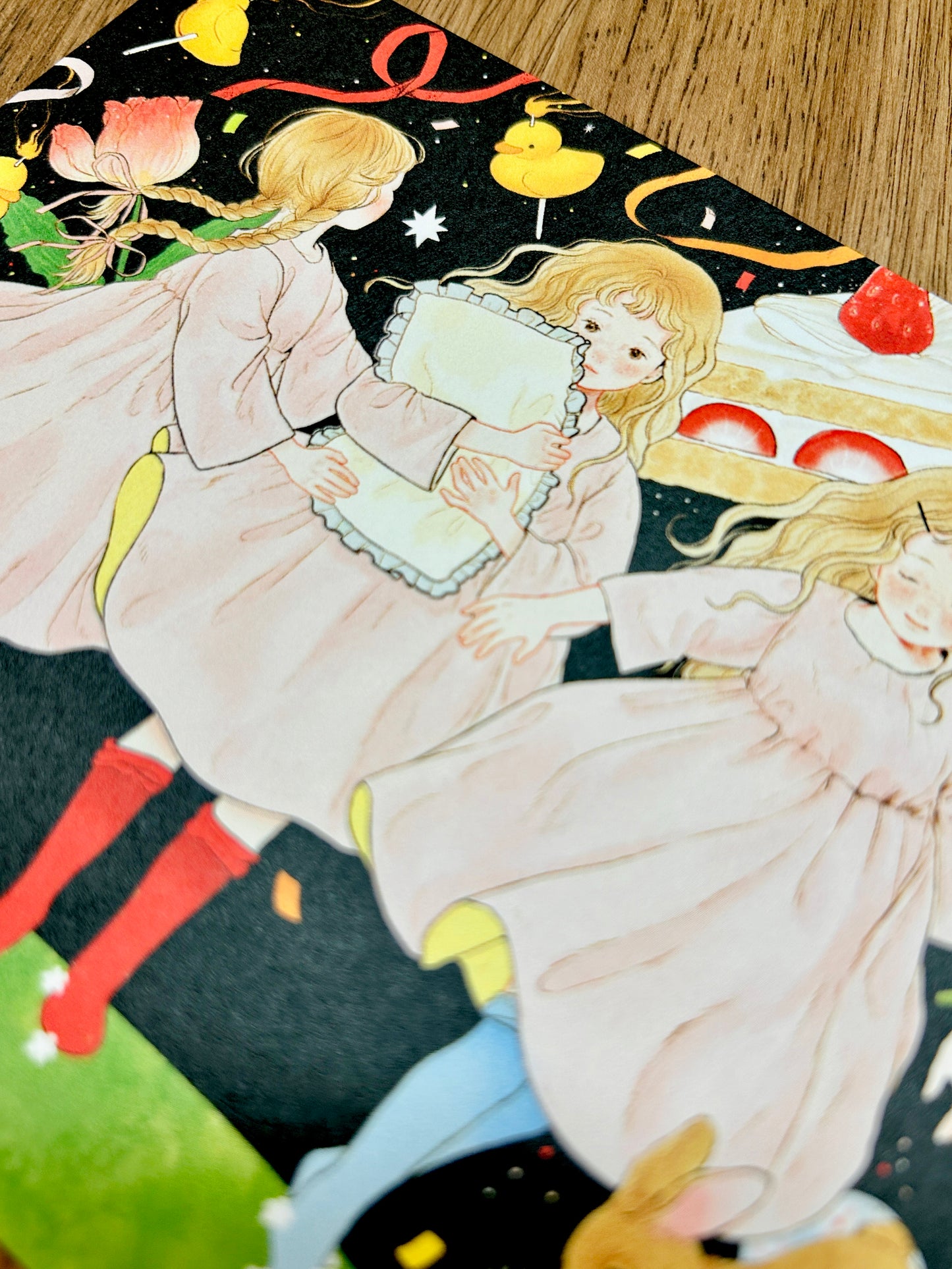 Yoovora Three Girls Postcard