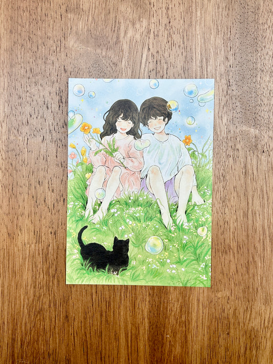 Yoovora Bubbles Postcard