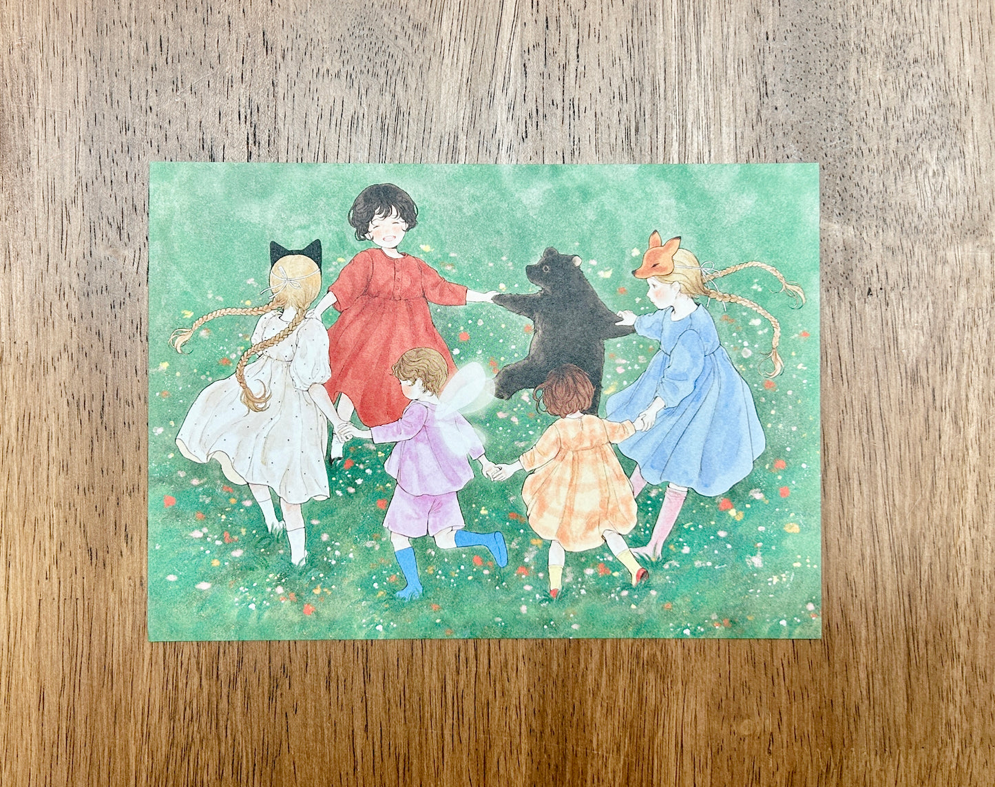 Yoovora Girls and Fairies Postcard