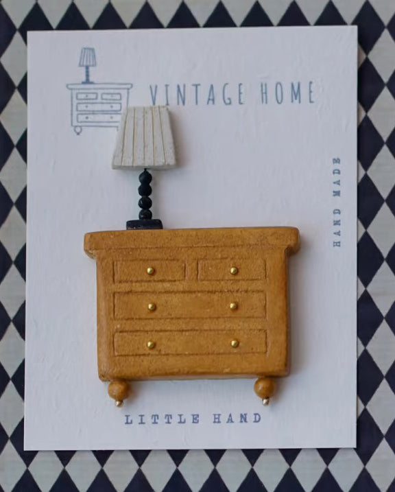 Little Hand Ceramic Vintage Furniture Magnet 【Side Table】