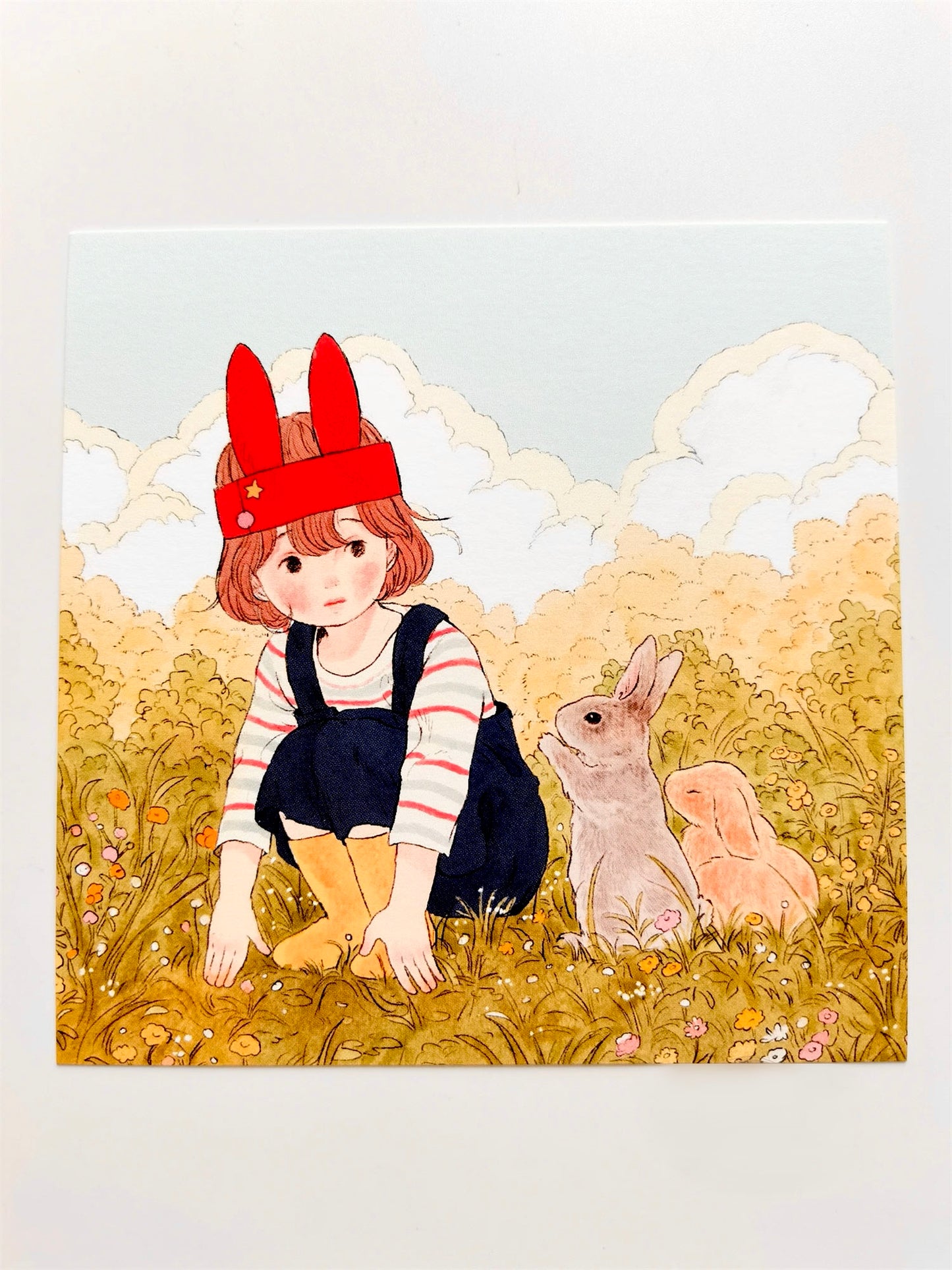 Yoovora Hop Like a Rabbit Postcard