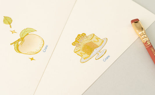 POV Birthday Cake Party Gold Foil Sticker Sheet