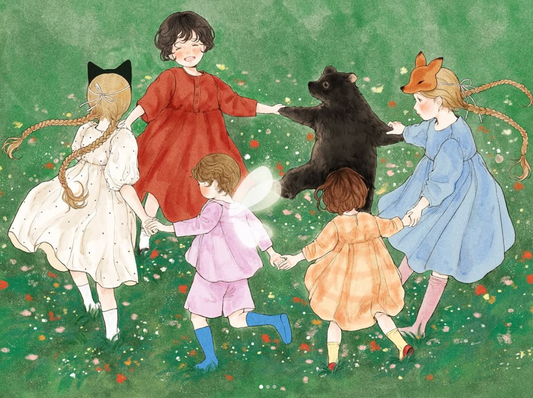 Yoovora Girls and Fairies Postcard