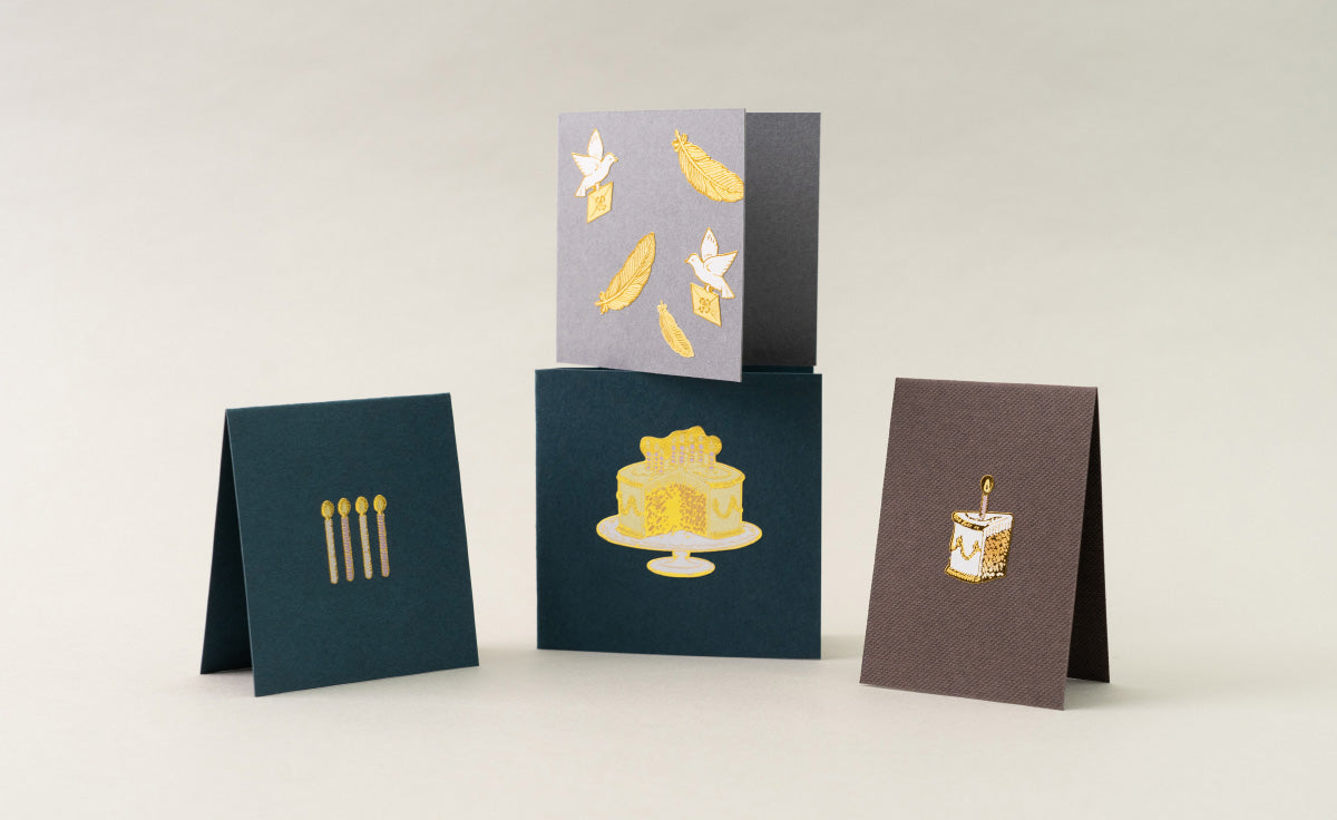 POV Birthday Cake Party Gold Foil Sticker Sheet